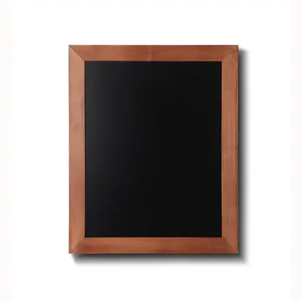 Display menutavle 40x50 cm teaklook træramme