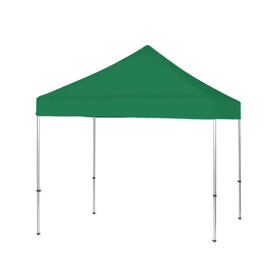 Display festtelt 3x3 meter grøn alu
