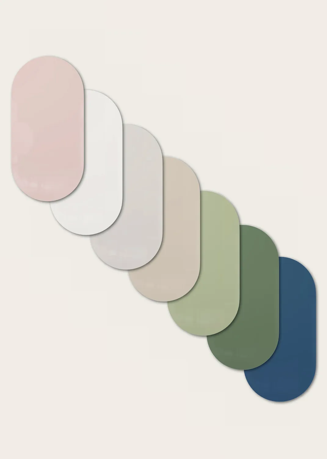 Chatboard Ambit glastavle oval væg magnetisk