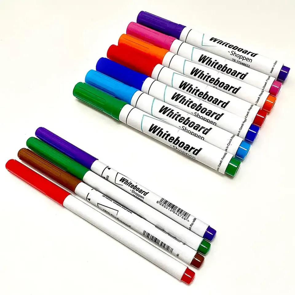 Display whiteboardmarkere sæt 11 stk assorteret