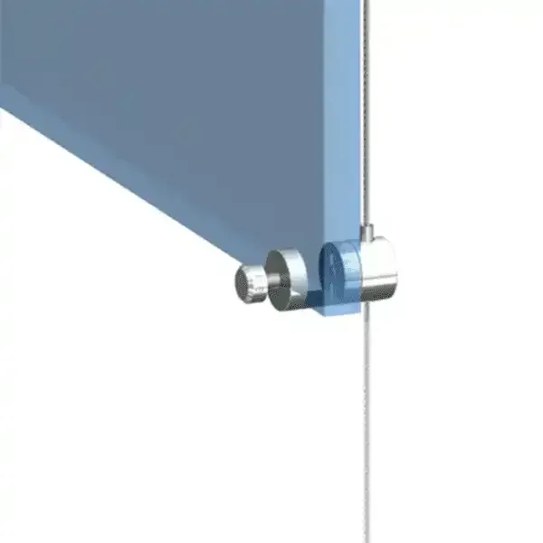 Display wiregreb one-way 6-10mm messing 1 stk