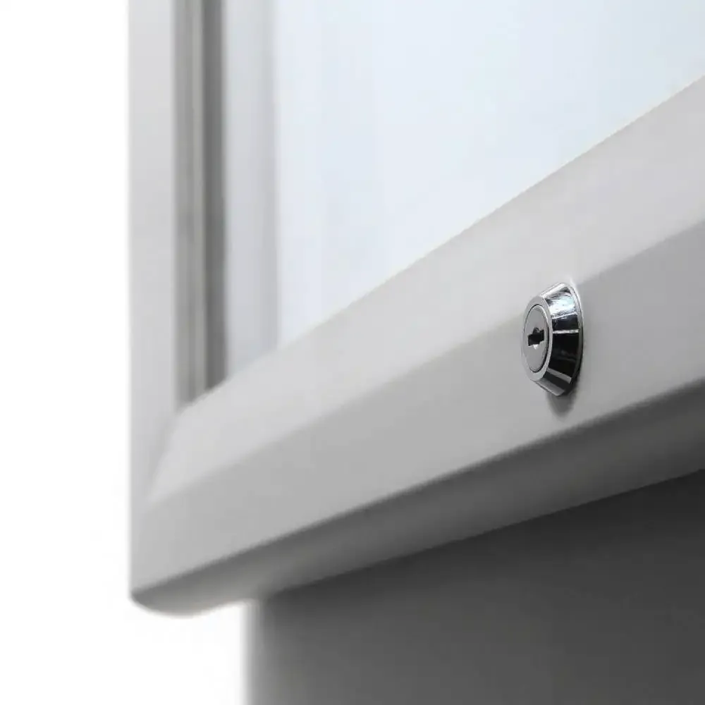 Display Premium opslagsskab 8xA4 udendørs magnet vandtæt