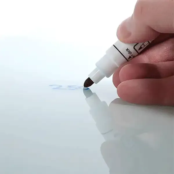 Scritto Glas whiteboard 90x60 cm hvid magnetisk