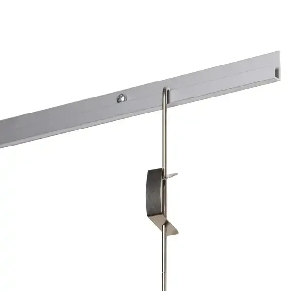 Display J-Rail galleriskinne sølv 150 cm billedophæng