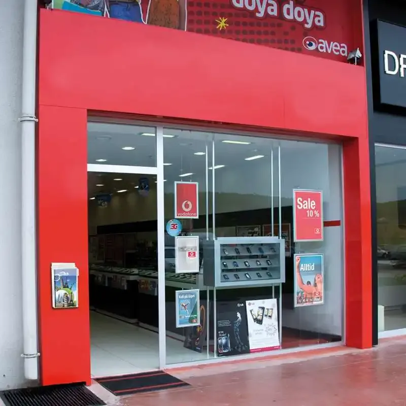 Display Outdoor Brochureholder A4 ekstra dyb akryl