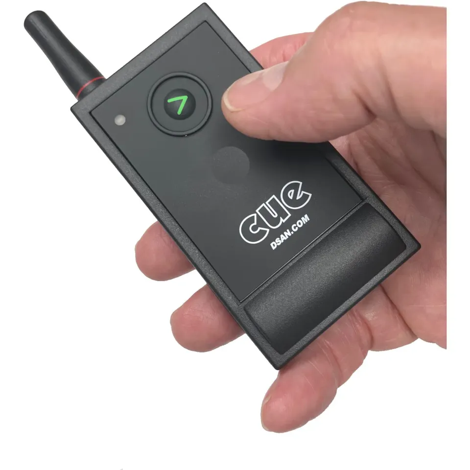 PerfectCue One Button Transmitter sender frem 1-knap