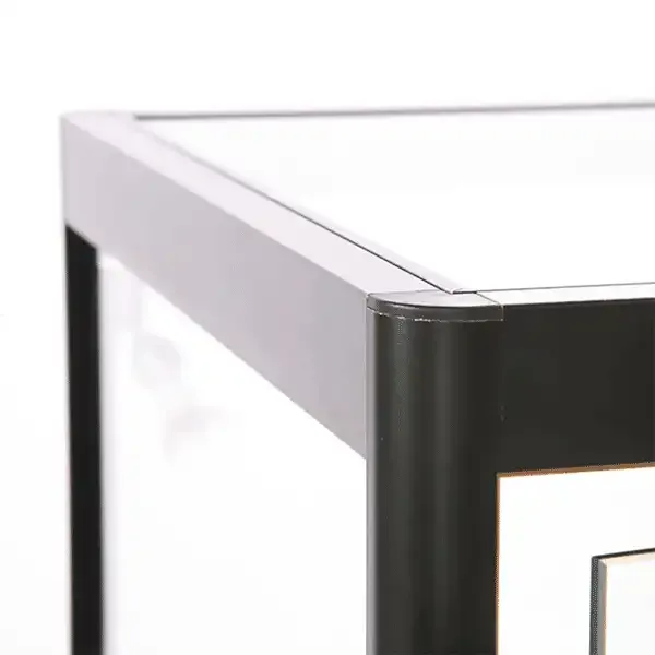 Display LED glasmontre 45x90x45 cm sort