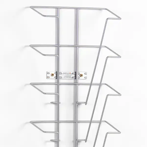 Display M-10xA4 brochureholder væg 10 rum A4