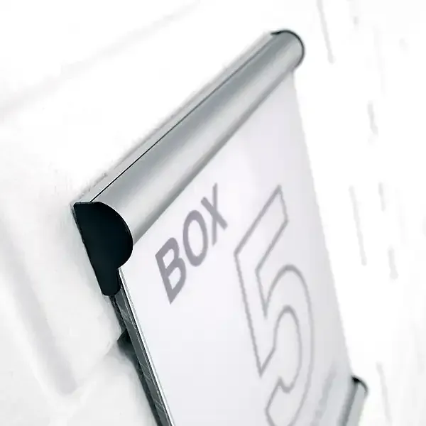 Display Snap Skilte System SSA4 skilt A4 hvid