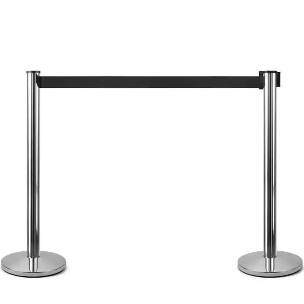 Display køleder stolpe sølv sort sele 270 cm