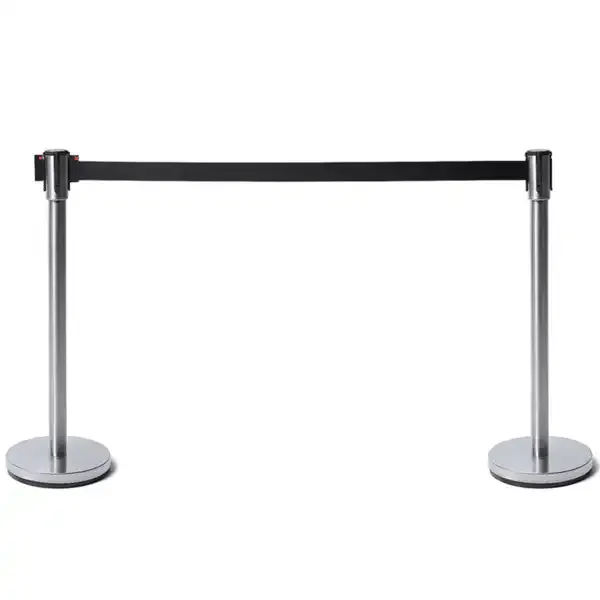 Display køleder Economy sølv sort sele 250 cm