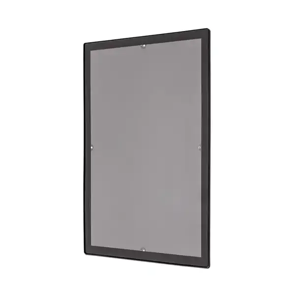Display Magnet Plakatramme Slim A4 sort 25mm