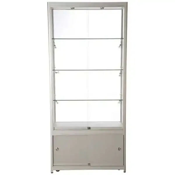 Display LED udstillingsmontre 90x200x45 cm sort