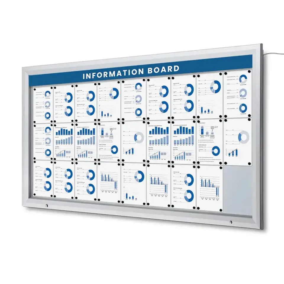 Display Premium SCT27xA4PH opslagsskab 27xA4 LED udendørs