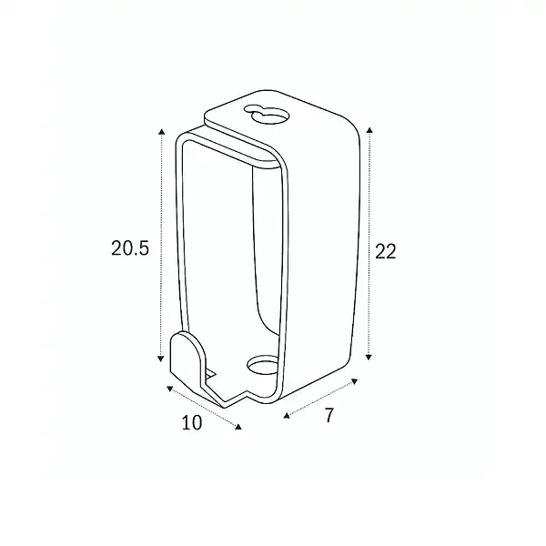 Display Smart Spring krog 4 kg galleriophæng