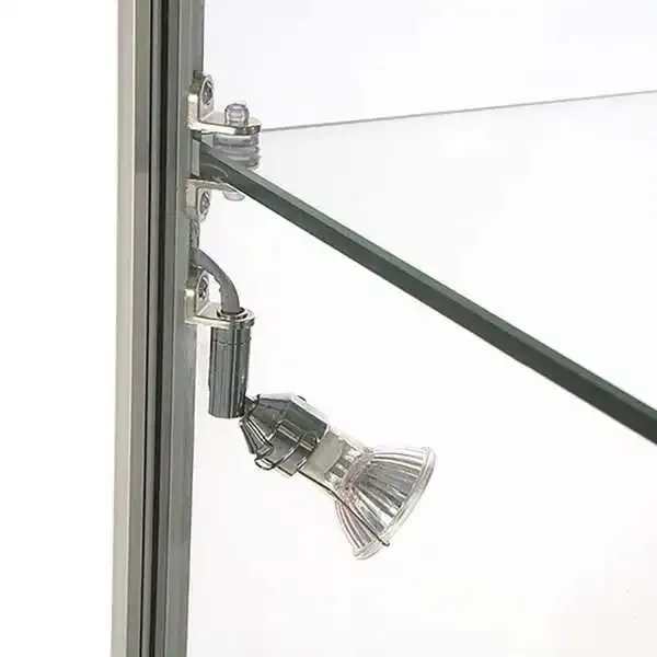 Display LED udstillingsmontre 90x200x45 cm sort