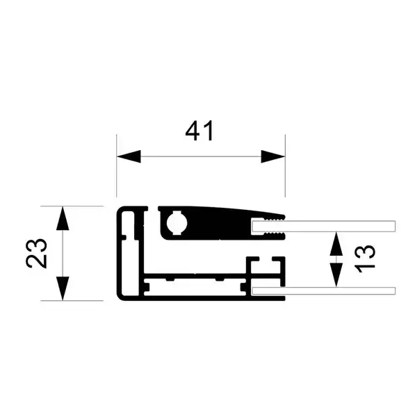 Display SCS3xA4C9005 opslagsskab sort 3xA4 aflåselig