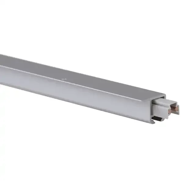 Display U-Rail galleriskinne 200 cm sølv loft