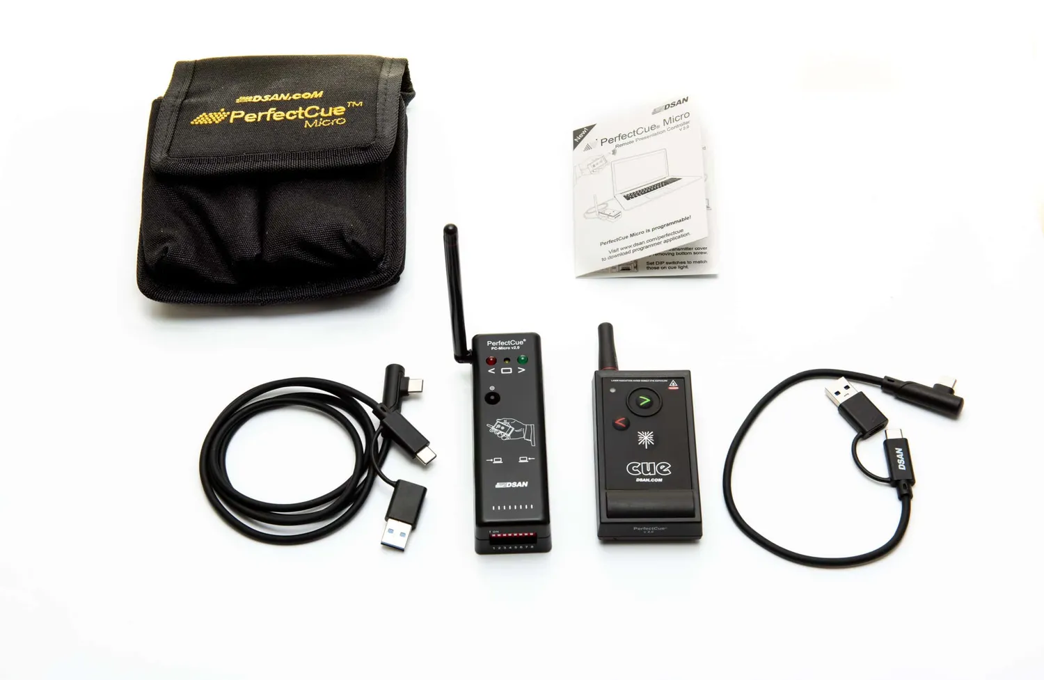 PerfectCue Micro præsentationsfjernbetjening 250 ft