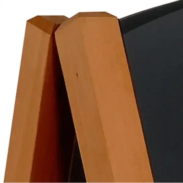 Display 2457 A-skilt bøg 59x78 cm magnet kridttavle