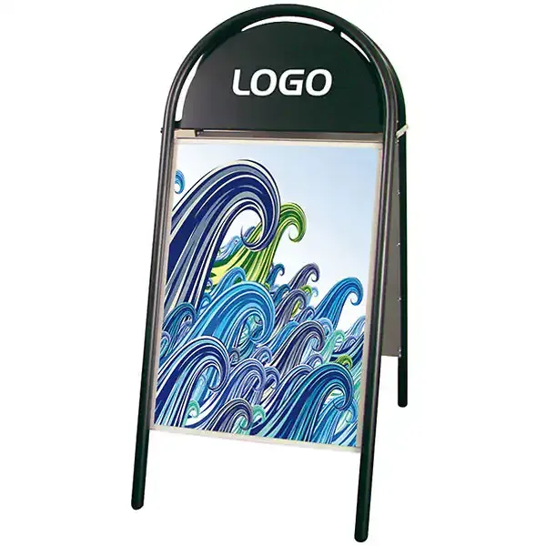 Display Classic A-skilt 50x70 cm sort