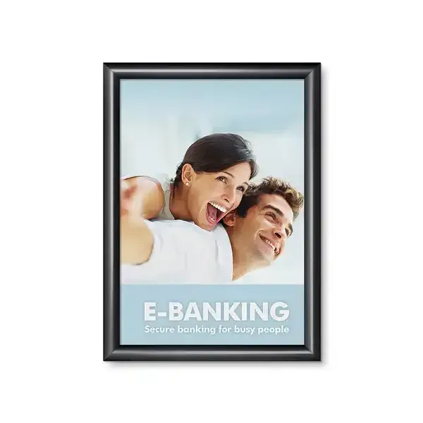 Display snapramme A3 sort 25 mm alu KRA3G25C9005