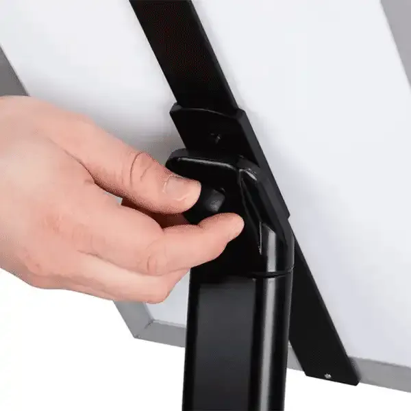Display Menuboard Outdoor A4 plakatstativ 25 mm snapramme