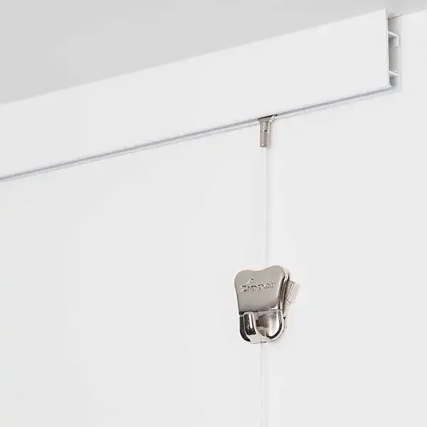 Display Cliprail Max galleriskinne hvid 150 cm aluminium