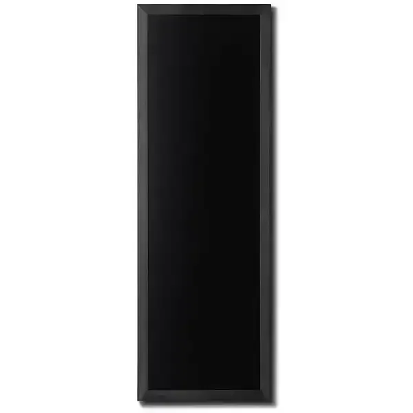 Display menutavle 56x150 kridttavle sort træ