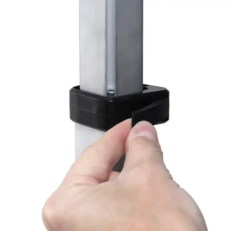 Display Trigrip 13" tabletholder gulv sølv teleskop