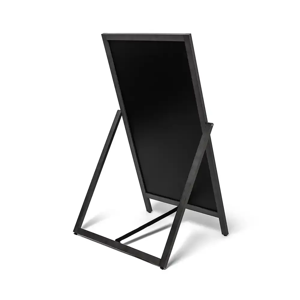 Display Flip A-skilt kridttavle 55x105 cm sort