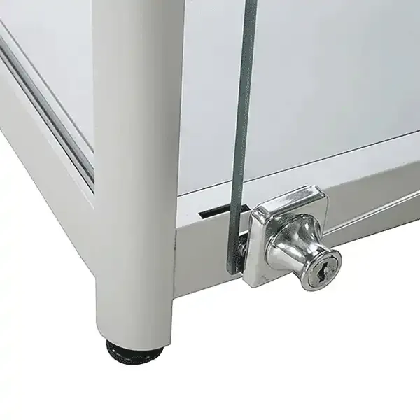 Display LED udstillingsmontre 45x90x45 cm glas