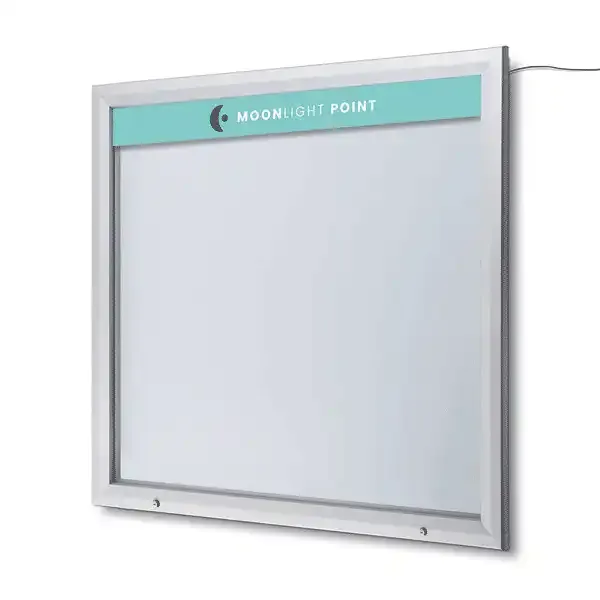 Display Premium LED opslagsskab 15xA4 udendørs belyst