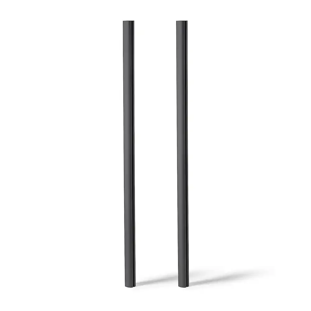 Display alu-stolper antracitgrå nedstøbte 2500 mm