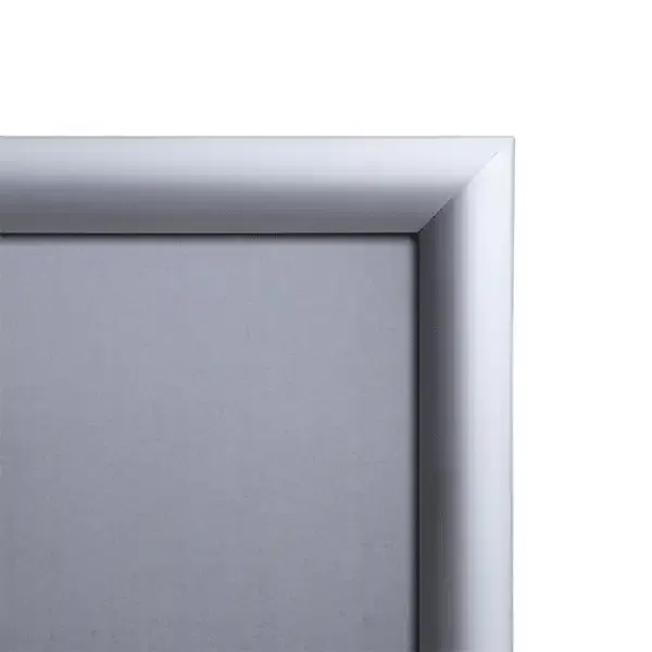 Display G25 snapramme 70x100 sølv brandhæmmende
