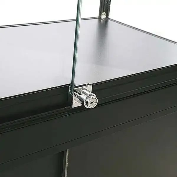 Display LED montre 90x90x45 cm sort underskab