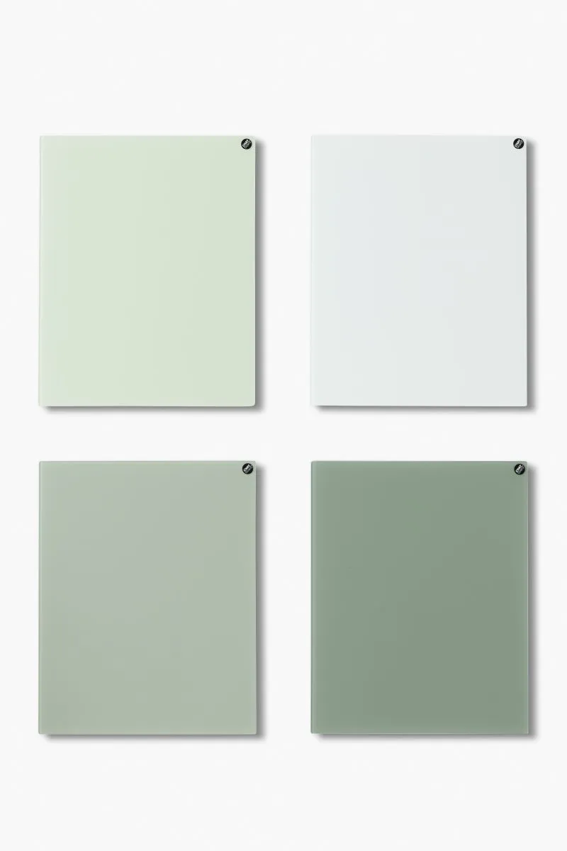 Chatboard Classic glastavle 100x150 magnetisk hvid