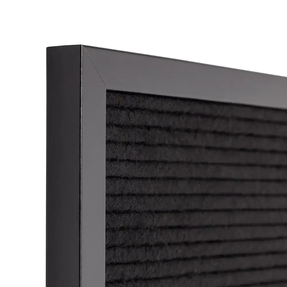 Display Bogstavstavle 30x30 cm opslagstavle sort ramme