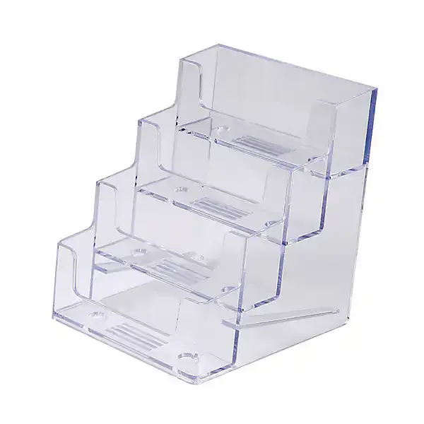 Display visitkortholder bord 4 rum 4VCS95 bredformat klar