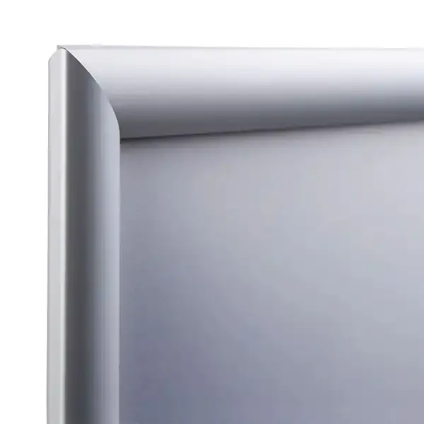 Display Snapramme G25 plakatramme A1 25mm sølv