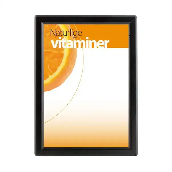 Display Opti Ramme A6 sort 14 mm klikramme