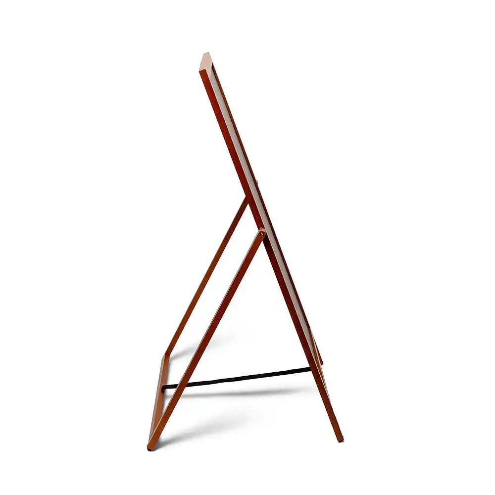 Display A-Træskilt Flip gadeskilt teak 49x89 cm kridttavle
