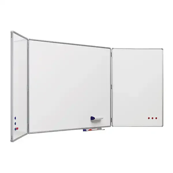 Display Professionel whiteboard 240x90 fold-ud 5 flader