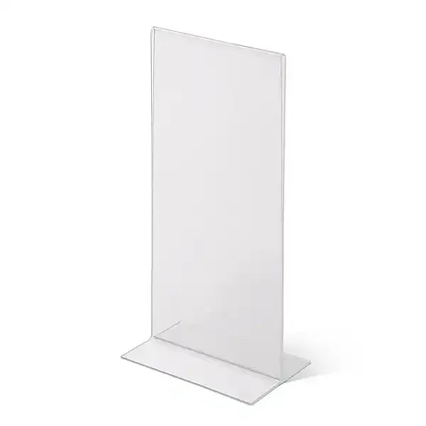 Display M65 bordskilt højformat akryl dobbeltsidet