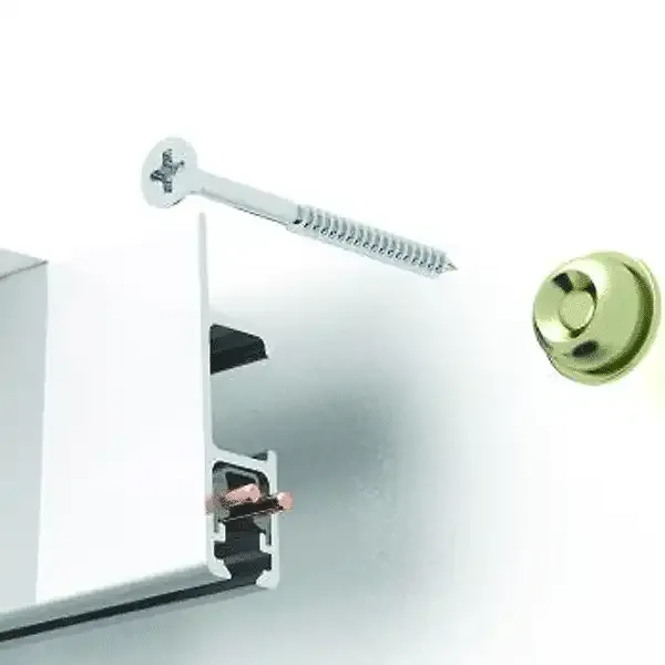 Multirail Max galleriskinne 200 cm hvid 12V aluminium