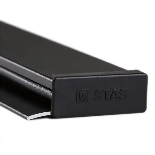 Display Papergrip slutkappe sort aluminium