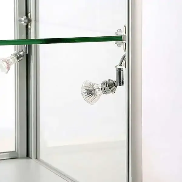 Display LED udstillingsmontre 90x90x45 cm glas