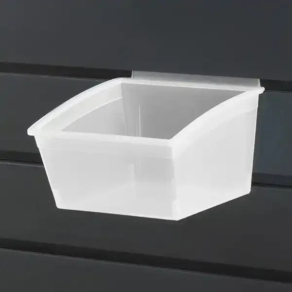 Display varedispenser hvid 140x136x98 mm rillepanel