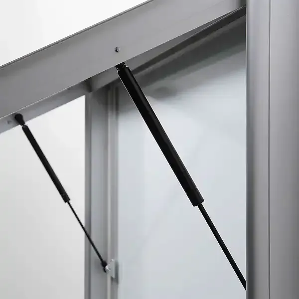 Display Premium opslagsskab 9xA4 udendørs magnet dybt