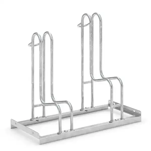 Display cykelstativ 2 cykler 78 cm varmgalvaniseret stål